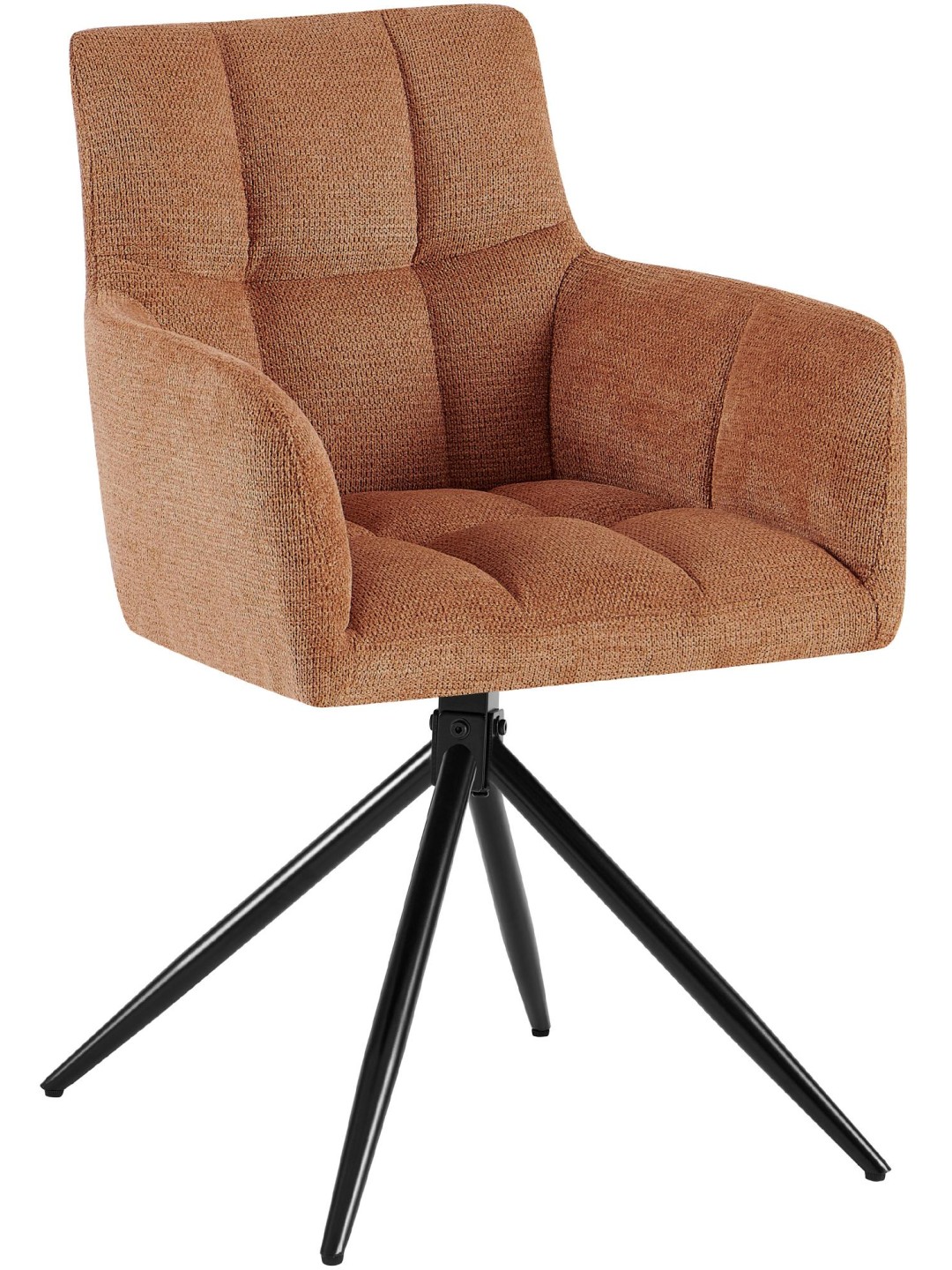 Jedálenská stolička Jonah látka, oranžová