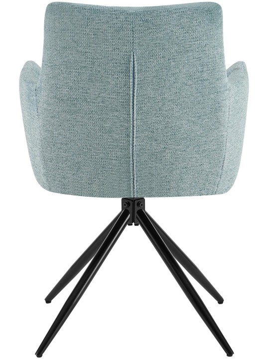 Jedálenská stolička Jonah látka, tyrkysová