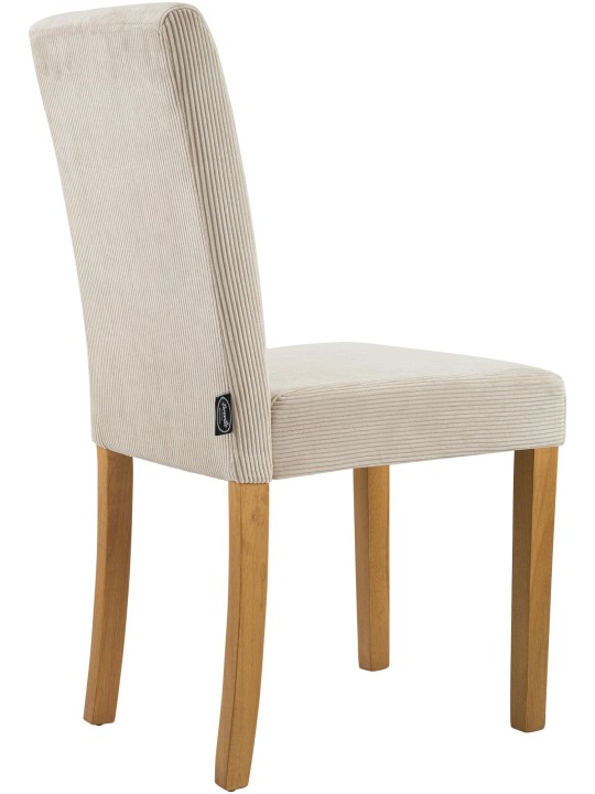 Jedálenská stolička Ina Cord starožitné svetlo, svetlohnedá