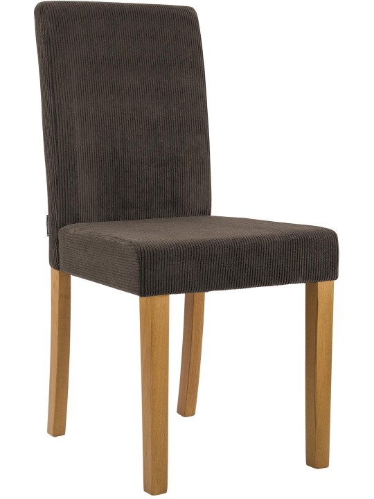 Jedálenská stolička Ina Cord starožitné svetlo, hnedá