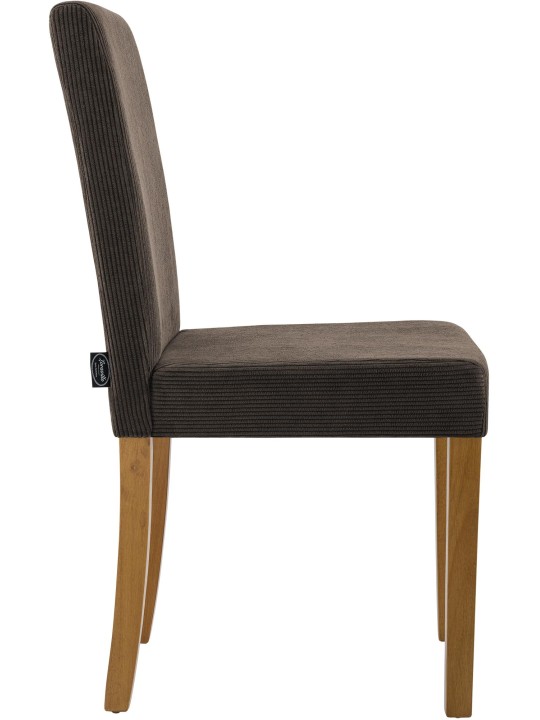 Jedálenská stolička Ina Cord starožitné svetlo, hnedá