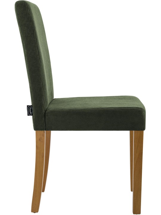 Jedálenská stolička Ina Cord starožitné svetlo, zelená