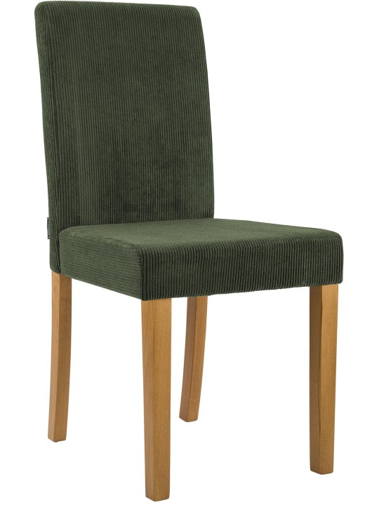 Jedálenská stolička Ina Cord starožitné svetlo, zelená