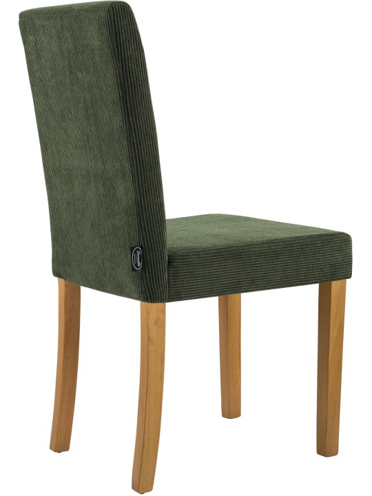 Jedálenská stolička Ina Cord starožitné svetlo, zelená