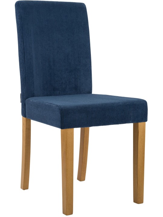 Jedálenská stolička Ina Cord starožitné svetlo, modrá