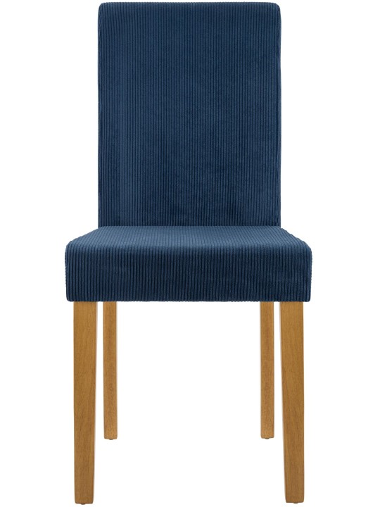 Jedálenská stolička Ina Cord starožitné svetlo, modrá