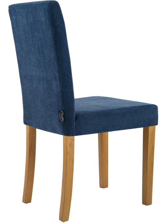 Jedálenská stolička Ina Cord starožitné svetlo, modrá