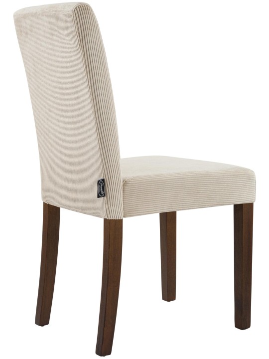 Jedálenská stolička Ina Cord starožitná tmavá, svetlohnedá