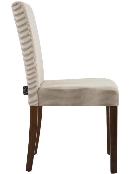 Jedálenská stolička Ina Cord starožitná tmavá, svetlohnedá