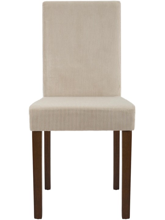 Jedálenská stolička Ina Cord starožitná tmavá, svetlohnedá