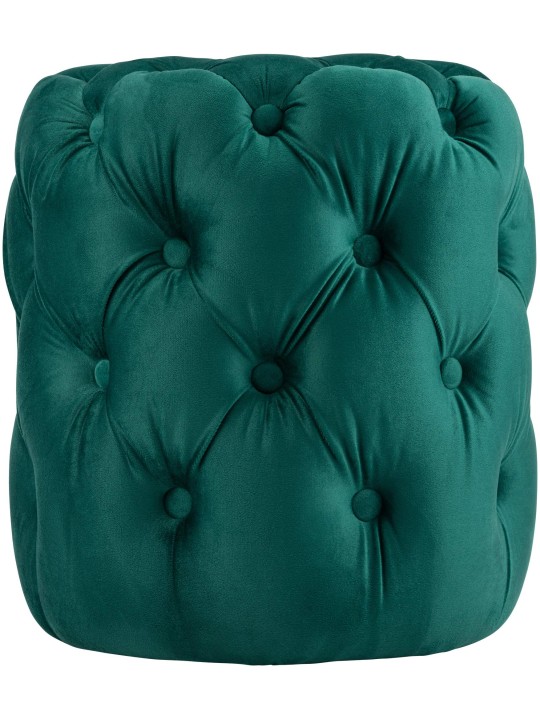 Stolička Drancy Velvet M, tmavozelená