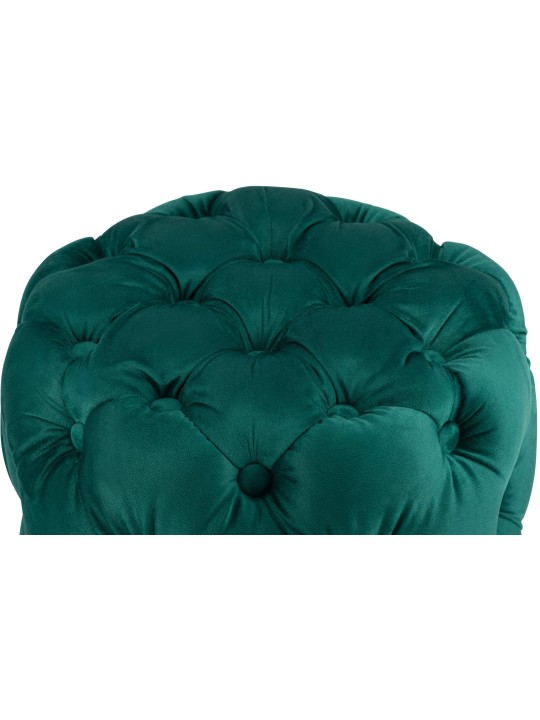 Stolička Drancy Velvet M, tmavozelená