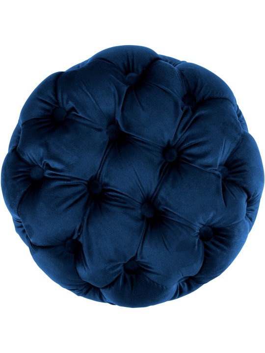 Stolička Drancy Velvet M, modrá