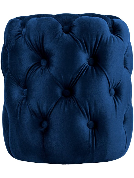 Stolička Drancy Velvet M, modrá