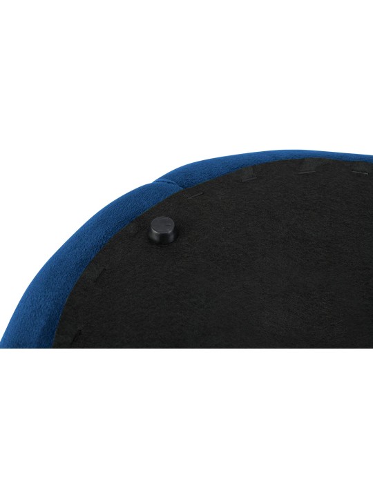 Stolička Drancy Velvet M, modrá