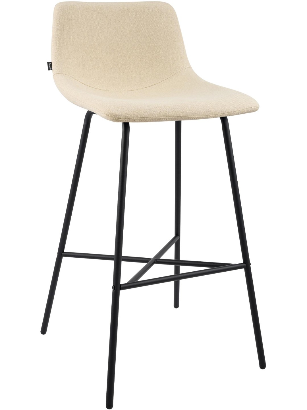 Barová stolička Altona látka, krémová