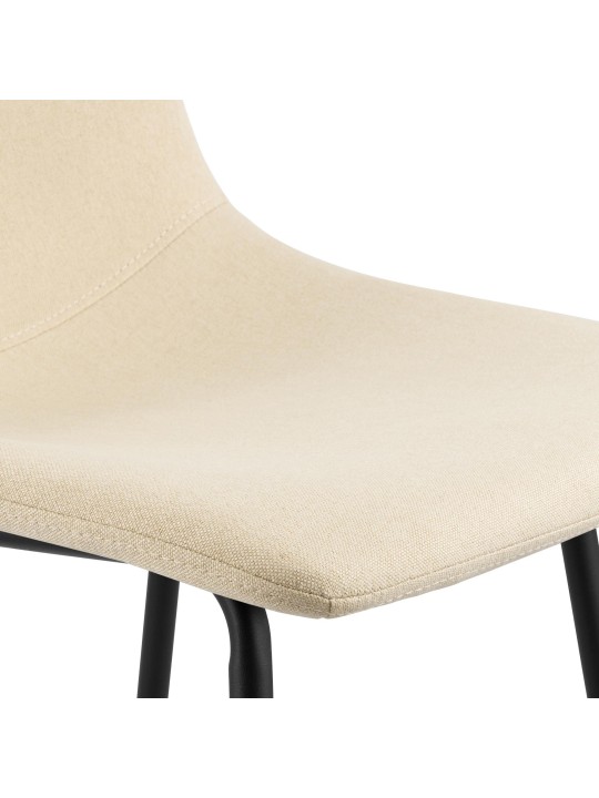 Barová stolička Altona látka, krémová