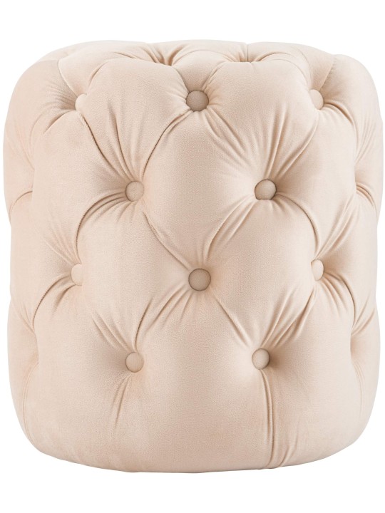 Stolička Drancy Velvet M, krémová