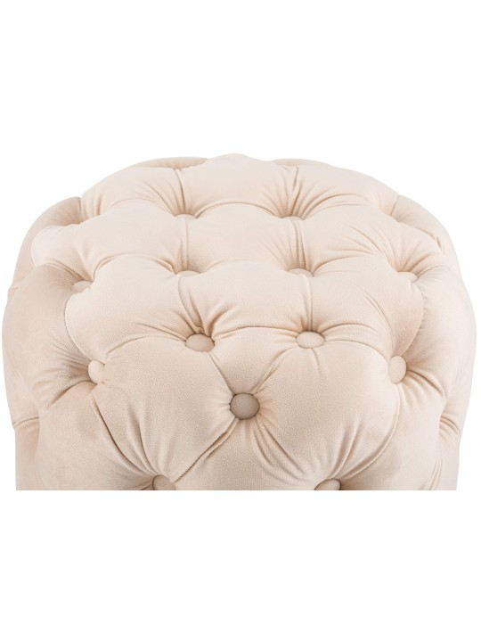 Stolička Drancy Velvet M, krémová