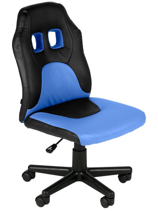 Detská kancelárska stolička Fun, čierna/modrá