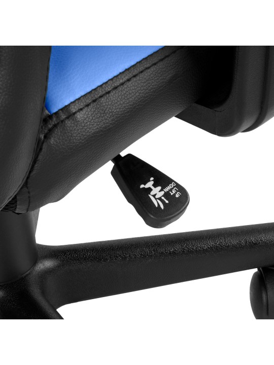 Detská kancelárska stolička Fun, čierna/modrá