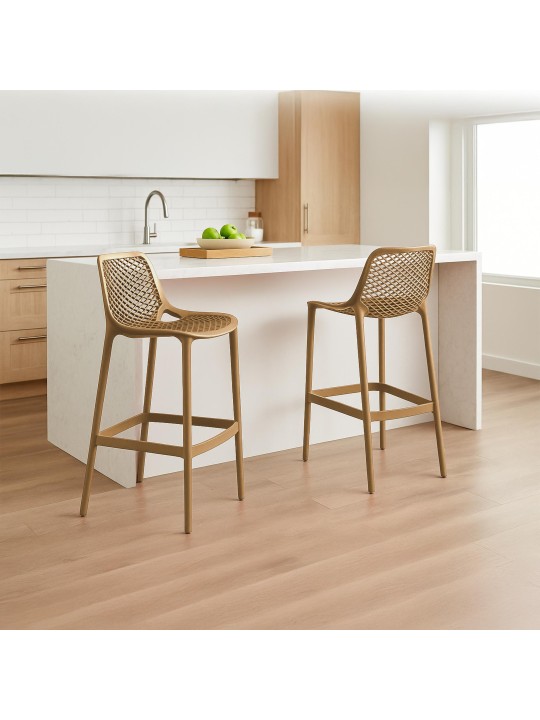 Sada 2 barových stoličiek Air, bahnitá