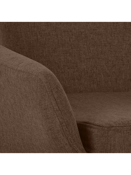 Sada 2 barových stoličiek Grant fabric, hnedá Sada 2 barových stoličiek Grant fabric, hnedá