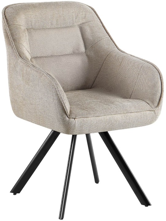 Stolička Pettuli látka, krémová