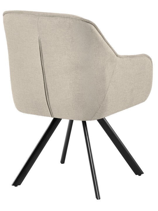 Stolička Pettuli látka, krémová