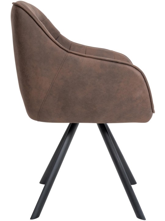 Stolička Russel Vintage, hnedá