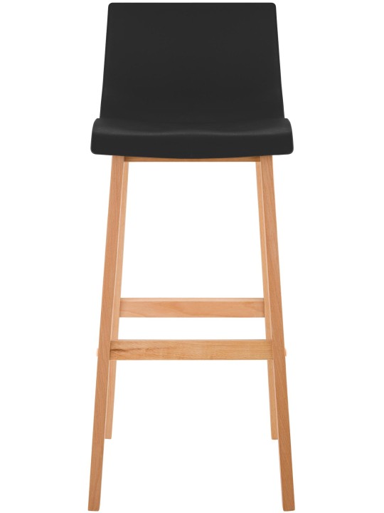 Sada 2 barových stoličiek Hoover Natura, čierna
