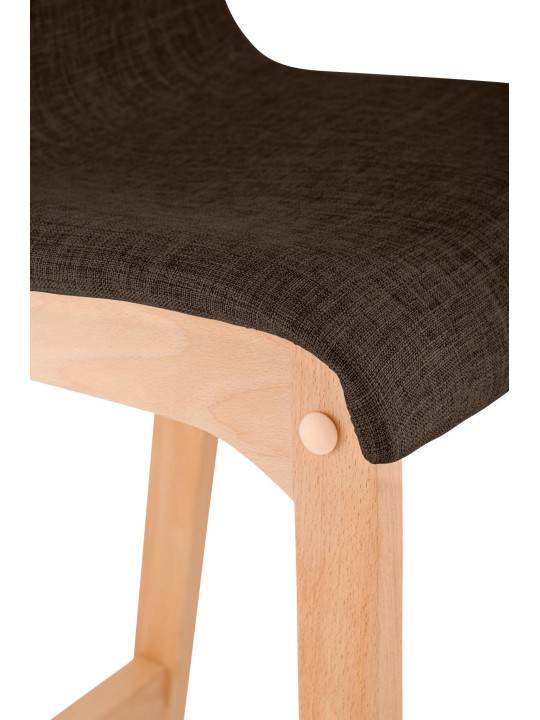Barová stolička Hoover látka Natura, hnedá