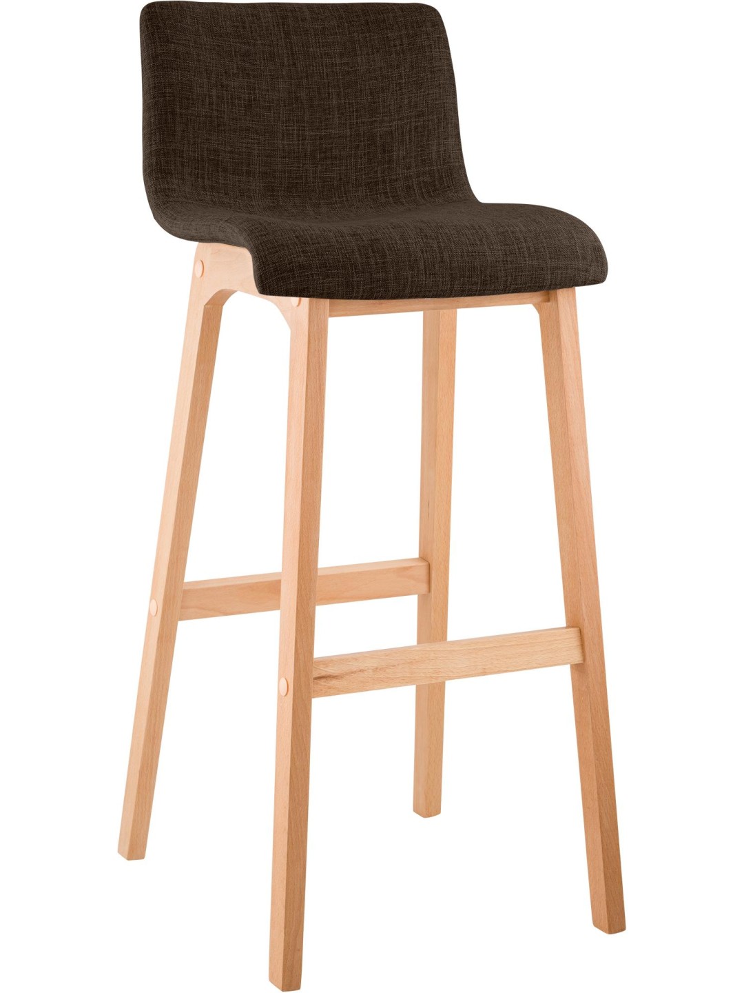 Barová stolička Hoover látka Natura, hnedá
