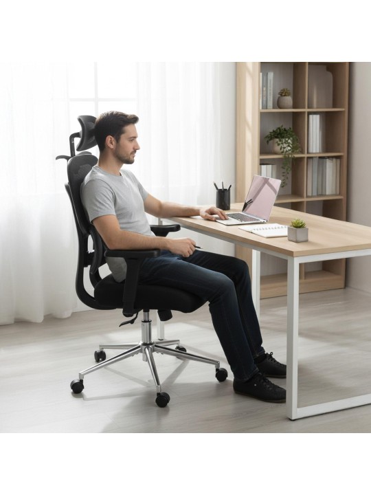 Kancelárske kreslo Lothenda, čierna