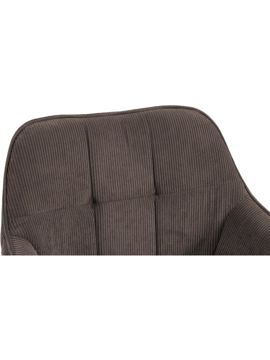 Stolička do jedálne Vienna Cord natura, hnedá